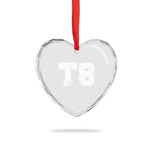 T8 Jersey Heart Crystal Glass Ornament Concert Inspired Outfit Varsity Sports TS10 Print Your Wear