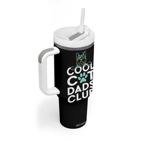 Funny Cat Dad Tumbler With Handle Cool Cat Dads Club TB02 Print Your Wear
