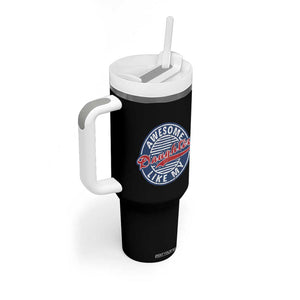 Proud Parents Tumbler With Handle Awesome Like My Daughter TB02 Print Your Wear