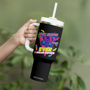 Retro Funny Dad Tumbler With Handle World's Best Farter I Mean Father TB02 Print Your Wear