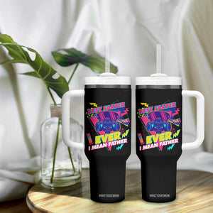 Retro Funny Dad Tumbler With Handle World's Best Farter I Mean Father TB02 Print Your Wear