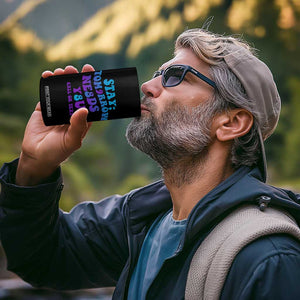 Suicide Prevention Awareness 4 in 1 Can Cooler Tumbler Stay The World Needs You Call Or Text 988 Motivational Groovy TB02 Print Your Wear