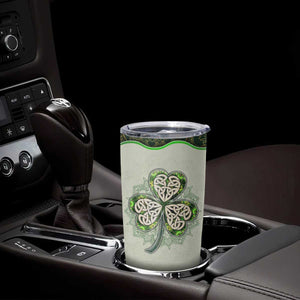 Personalized Lucky Celtic Shamrock Tumbler Cup Custom Name Ireland Irish Pride TB02 Print Your Wear