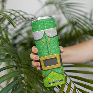 Funny Irish Nutrition Facts Skinny Tumbler Green Leprechaun Costume St Patrick's Day TB02 Print Your Wear