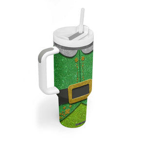 Funny Irish Nutrition Facts Tumbler With Handle Green Leprechaun Costume St Patrick's Day TB02 Print Your Wear