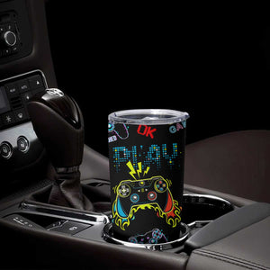 Gamer Nutrition Facts Tumbler Cup Video Game Controller Funny Gaming Gift TB02 Print Your Wear