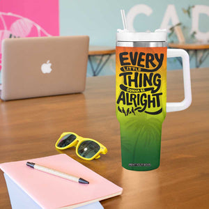 One Love Jamaica Tumbler With Handle Every Little Thing Gonna Be Alright Good Vibes Since 1962 TB02 Print Your Wear