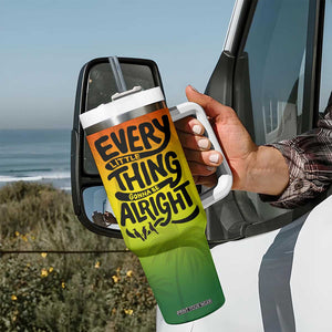 One Love Jamaica Tumbler With Handle Every Little Thing Gonna Be Alright Good Vibes Since 1962 TB02 Print Your Wear