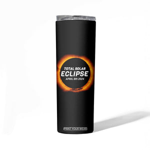 Total Solar Eclipse Skinny Tumbler America Totality April 8th 2024 TB02 Printyourwear