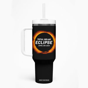 Total Solar Eclipse Tumbler With Handle America Totality April 8th 2024 TB02 Printyourwear
