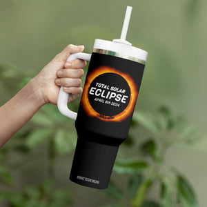 Total Solar Eclipse Tumbler With Handle America Totality April 8th 2024 TB02 Printyourwear