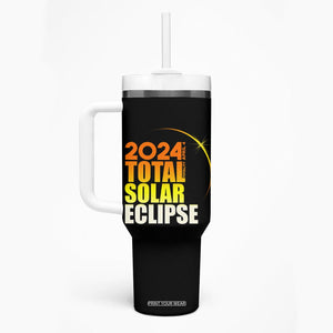Total Solar Eclipse Tumbler With Handle America Totality April 8 2024 TB02 Printyourwear
