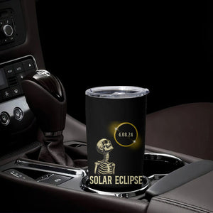 Total Solar Eclipse Skeleton Tumbler Cup Funny Watching American Totality April 8 2024 Matching TB02 Printyourwear