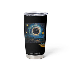 Total Solar Eclipse Tumbler Cup April 8 2024 Starry Night Totality TB02 Printyourwear