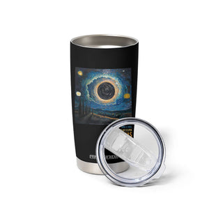 Total Solar Eclipse Tumbler Cup April 8 2024 Starry Night Totality TB02 Printyourwear