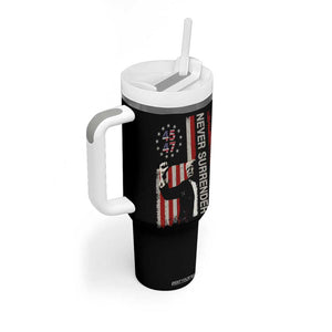 Trump Raised Fist Tumbler With Handle Never Surrender President 45 47 US Flag TB02 Print Your Wear
