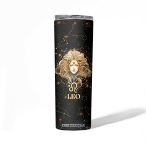 Leo Zodiac Skinny Tumbler Celestial Constellation Astrology Horoscope Galaxy TB02 Printyourwear