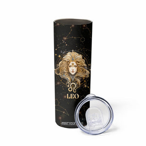 Leo Zodiac Skinny Tumbler Celestial Constellation Astrology Horoscope Galaxy TB02 Printyourwear