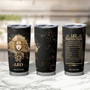 Leo Zodiac Tumbler Cup Celestial Constellation Astrology Horoscope Galaxy TB02 Printyourwear