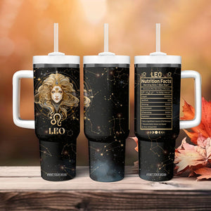 Leo Zodiac Tumbler With Handle Celestial Constellation Astrology Horoscope Galaxy TB02 Printyourwear