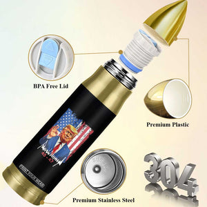 Trump Fan Bullet Tumbler I Love When I Wake Up in the Morning Donald Trump President TB09 Print Your Wear