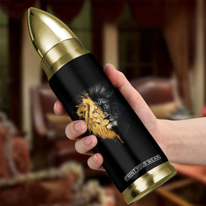 American Patriot Christian Bullet Tumbler Stand For the Flag Kneel For the Cross Lion TB09 Print Your Wear