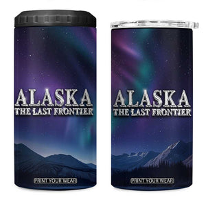 Alaska Aurora 4 in 1 Can Cooler Tumbler The Last Frontier Bear Home TB09 One Size: 16 oz Aurora Print Your Wear