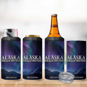 Alaska Aurora 4 in 1 Can Cooler Tumbler The Last Frontier Bear Home TB09 Print Your Wear