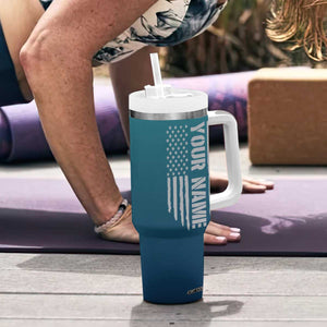 Personalized Retirement Gifts Tumbler With Handle Custom Name Fucking Quitter Mean Happy Retirement 2025 TB09 Print Your Wear