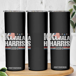 Harris 2024 Skinny Tumbler Kamala Support US President 47 TB09 Print Your Wear