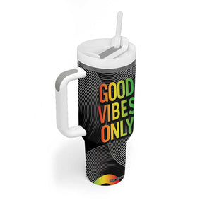 Jamaica Reggae Reggae Tumbler With Handle Good Vibe Only TB09 Print Your Wear