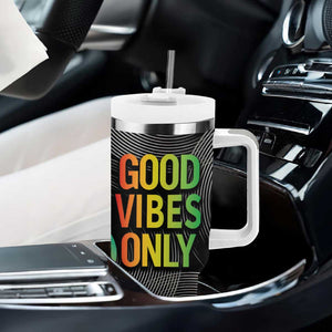 Jamaica Reggae Reggae Tumbler With Handle Good Vibe Only TB09 Print Your Wear