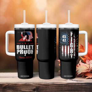 Trump 2024 Bulletproof Tumbler With Handle US President 45 47 America Flag TB09 Print Your Wear