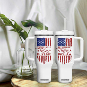 Outlaw Hillbilly 2024 Tumbler With Handle Vote For Trump Vance America Flag TB09 Print Your Wear