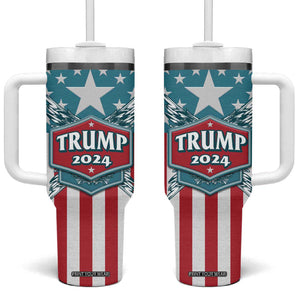 Trump 2024 Tumbler With Handle US President 45 47 America Flag TB09 One Size: 40 oz American Flag Print Your Wear