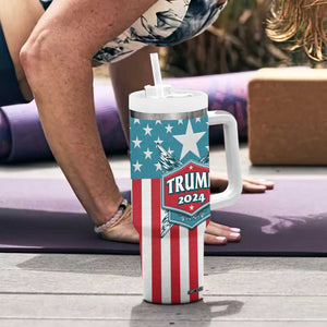 Trump 2024 Tumbler With Handle US President 45 47 America Flag TB09 Print Your Wear