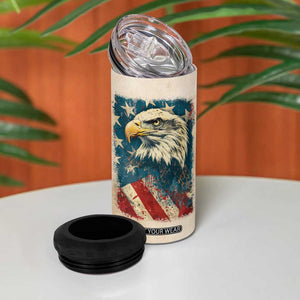 Trump Vance 2024 4 in 1 Can Cooler Tumbler US President 45 47 Eagle American Flag TB09 Print Your Wear
