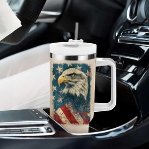 Trump Vance 2024 Tumbler With Handle US President 45 47 Eagle American Flag TB09 Print Your Wear