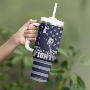 Trump 2024 Tumbler With Handle Legend Never Die Fight For America Flag TB09 Print Your Wear