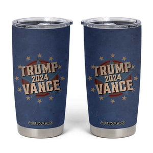Trump Vance 2024 Tumbler Cup Stand With Trump US President Election TB09 Navy Print Your Wear