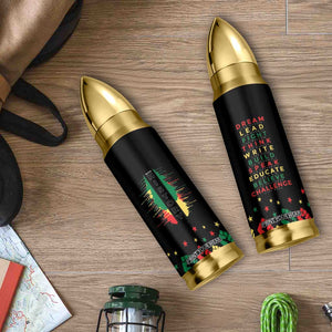 Black History Bullet Tumbler Dream Like Martin Lead Like Harriet Fight Like Malcolm Black Pride TB09 Print Your Wear