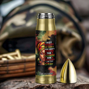 Black Women Bullet Tumbler Confident Strong She Is Me Gift For Her TB09 Print Your Wear