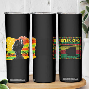 Black King Skinny Tumbler African American Man Pride Gift for Him TB09 Print Your Wear