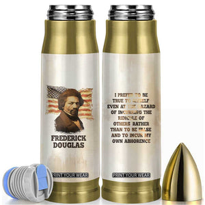 Frederick Bullet Tumbler I Prefer To Be True To Myself Even At The Hazaro Of Incurring The Ridicule Of Others TB09 Beige Print Your Wear