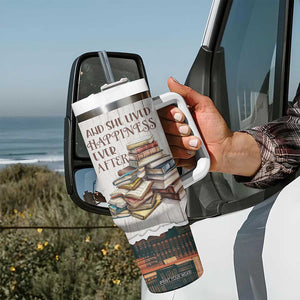 Book Lover Tumbler With Handle Just A Girl Who Loves Books TB09 Print Your Wear