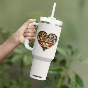 Book Lover Tumbler With Handle Just One More Chapter Vintage TB09 Print Your Wear