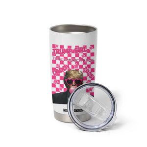 Trump Girl Tumbler Cup Pink Trump Take America Back Patriotic TB09 Print Your Wear