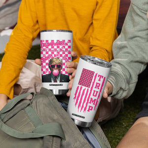 Trump Girl Tumbler Cup Pink Trump Take America Back Patriotic TB09 Print Your Wear