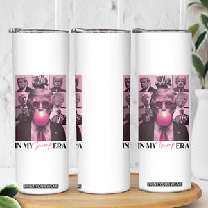 Trump Girl Era Skinny Tumbler Pink Trump Bubble Gum TB09 Print Your Wear