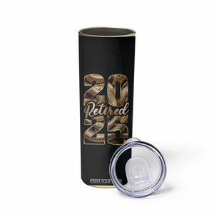 Year Of The Snake 2025 Skinny Tumbler Aesthetic Gold Snake Lucky TB09 Print Your Wear